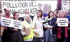 Demonstration against congestion charging