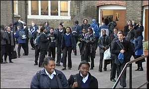 Students in playground