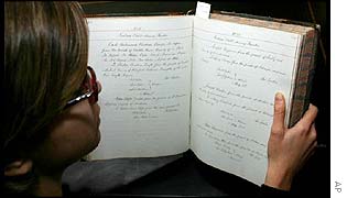 Wedding register