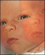 Cloned baby graphic