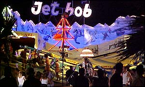 Funfair in Faliraki