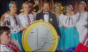 Clwyd South MP Martyn Jones launches the eurozone