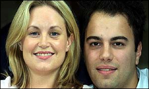 Actress Kim Medcalf and boyfriend Sam Grant