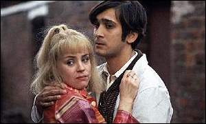 West meets East: ( Stella) Emma Moorhouse and (Tariq) Jimi Mistry