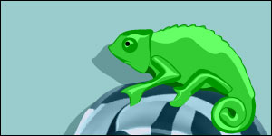 BBC chameleon graphic