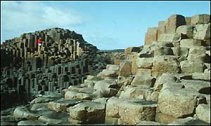 The Giant's Causeway: Popular tourist attraction