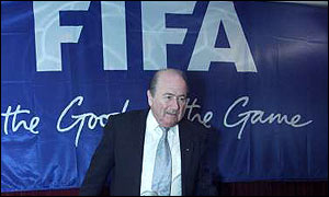 Fifa president Sepp Blatter