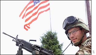 US peacekeeper in Bosnia
