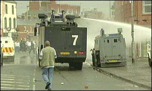 Violence broke out after a parade last month