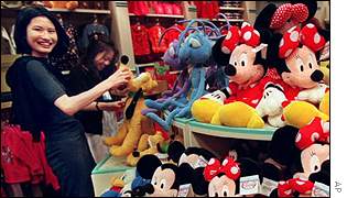 Hong Kong Disney retail shop 