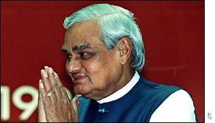 Indian Prime Minister Atal Behari Vajpayee