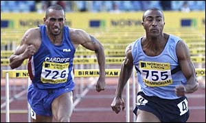 Colin Jackson wins in Birmingham