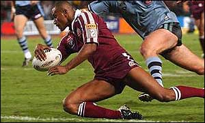 Lote Tuqiri touches down for Queensland