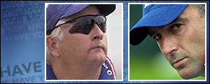 England coach Duncan Fletcher (left) has been left concerned by Graham Thorpe's decision to retire
