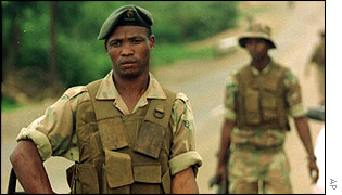 South African soldier