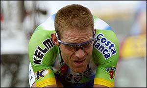 Colombia's Santiago Botero wins  stage nine