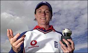 Taylor received a special award during England's recent trip to Jersey