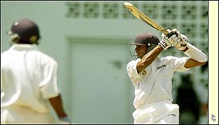 Wasim Jaffer went cheaply in his first innings on tour