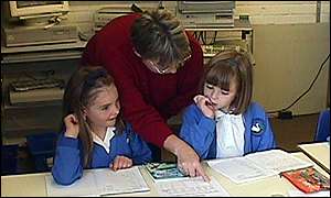 classroom assistant at work 