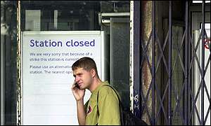 Tube strike