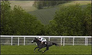 The Sussex Downs provide a magnificent backdrop at Goodwood