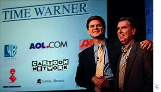 Time Warner was acquired by America Online for about $166 billion in stock in what was the biggest corporate merger ever in 2000.