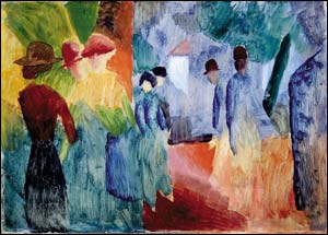 Sonnenuntergang by August Macke   picture: Sotheby's