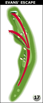 Gary Evans' 17th hole
