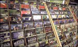 CDs on sale 