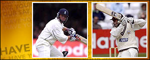 Warwickshire's Ian Bell (left) represents youth, Mark Ramprakash experience 