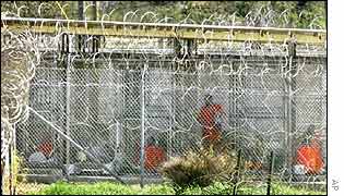 Prisoners at Guantanamo Bay