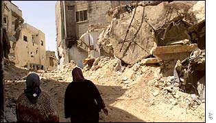Jenin refugee camp after the attack