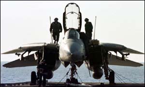 US fighter plane