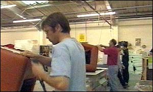 Workers at Beauvale Furnishings