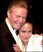 Jon Voight and Angelina Jolie
