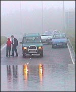 Flooded road
