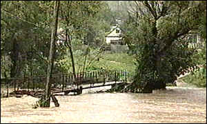 Russian flood scene