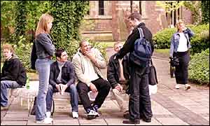 University students in Liverpool