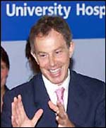 Tony Blair opens University Hospital Durham