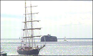 The Italian naval ketch Orsa Maggiore
