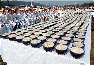 Preparing food (AP)