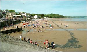 Saundersfoot beach, Tenby