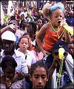 Carnival crowds