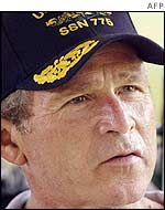 US President George W. Bush