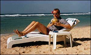 Caspar on the beach