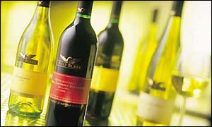 Wolf Blass wine