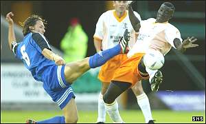 Martin Stocklasa shows determination to challenge Livi's Cherif Toure Maman