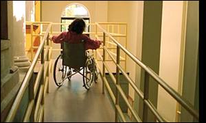 woman in wheelchair