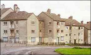 Easterhouse flats - (Image supplied by christiansocialist.org.uk)