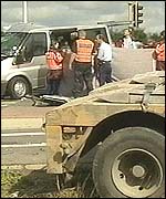 Crash scene
